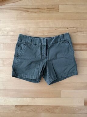 J Crew Olive Women’s Cotton Shorts
